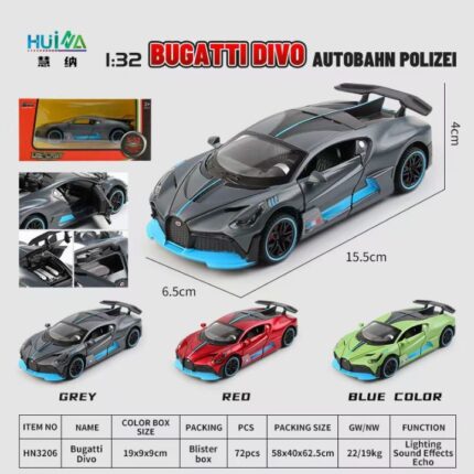 Bugatti Divo Toy Car